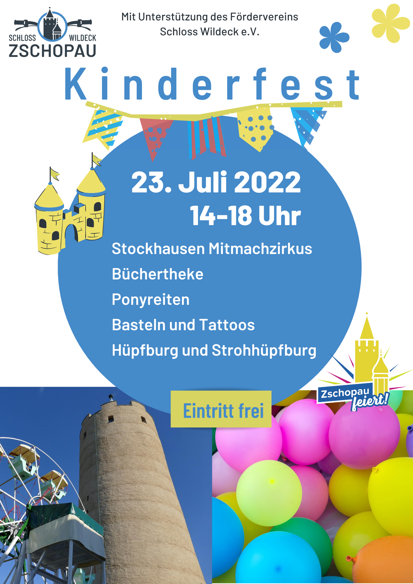 Kinderfest rund um den Dicken Heinrich Schloss Wildeck